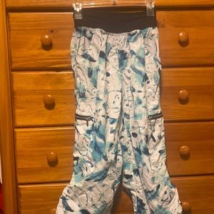 Vintage zumba pants RARE tie dye blue and white. Gently used great condition